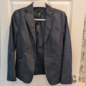 Limited Dark Navy Denim Blazer